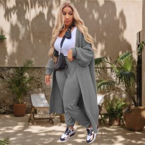 Women's loose knit cardigan coat - Damenbekleidung | Technik & Gadgets