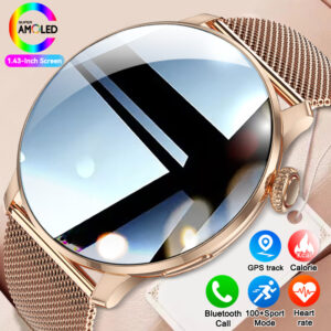 2025, New Mini Women's Smartwatch, HD AMOLED Screen, GPS Tracking, IP68 Waterproof, Heart Rate, Bluetooth, Call, Sports - ...