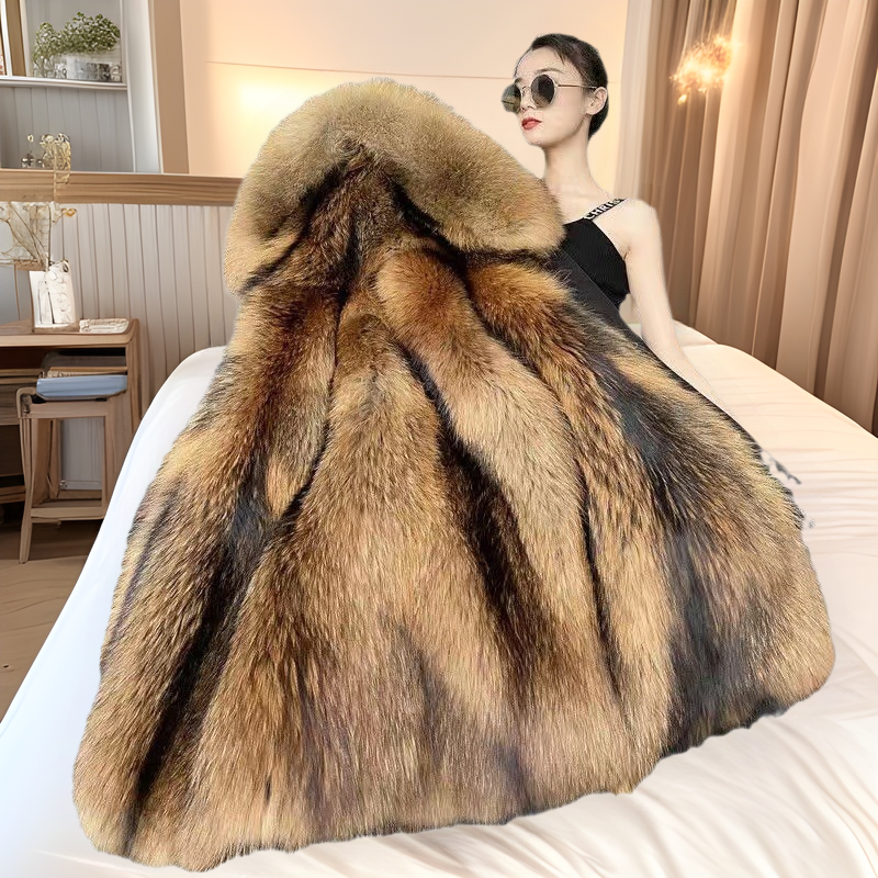 Women's Long & Mid-Length Faux Fur Lined Parka Coat With Hood – Winter Warm Jacket (Black/Beige/Charcoal/Gold/Brown Inne...