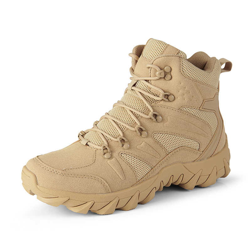 Upgraded Tactics Combat Training Boots Male Outdoors Camping Anti-wear Rapid Response Hiking Shoes Fishing Hunting Sneaker...