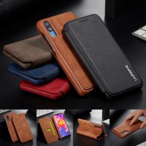 Retro Ultra Slim Leather Case Flip... - Handys | Handy