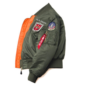 2025 Winter Top Gun Bomber Flight Jacket Windproof Water Resistant MA-1 Air Force Army Vintage Pilot Motorcycle Aviator - ...
