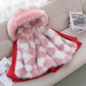 [SnugglePie] Kids' Detachable Fur Coat - Hooded Winter Jacket | Boys & Girls - Kinderkleidung | Technik & Gadgets