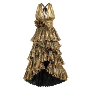 Women's Clothing sexy V neck dress sleeveless high waist high dress niche long dress adult ceremony dress - Damenbekleidung