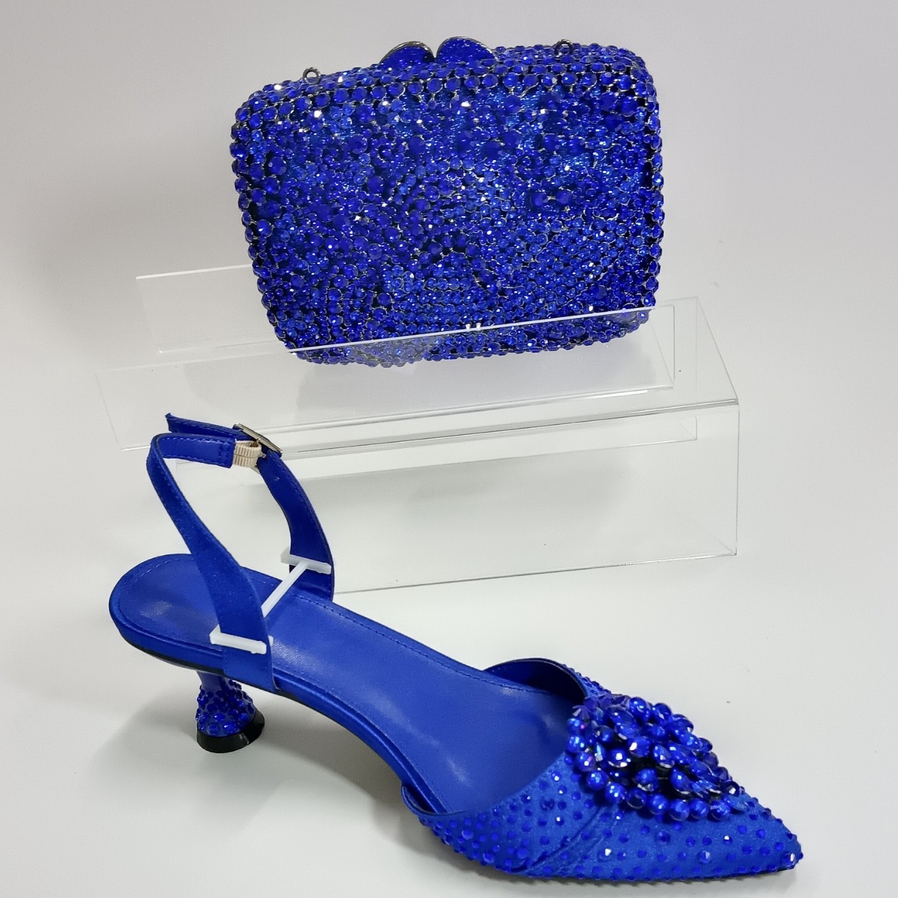 Women's Shoes Spring/Summer Rhinestone Studded Women's High Heels, Fashionable Wedding Crystal High Heeled Sandals, - Schuhe