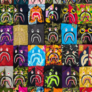 A BATHING APE ABC CAMO High Quality Pure Cotton Version SHARK FULL ZIP HOODIE MENS AND WOMEN - Herrenbekleidung