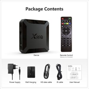 X96Q network set-top box 4K high-definition WiFi Android 10 TV box TV box - Computer | Technik & Gadgets