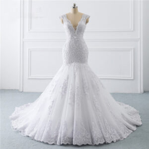 Women's light wedding dress spring sexy tail luxury forest style slimming bride - Damenbekleidung | Technik & Gadgets