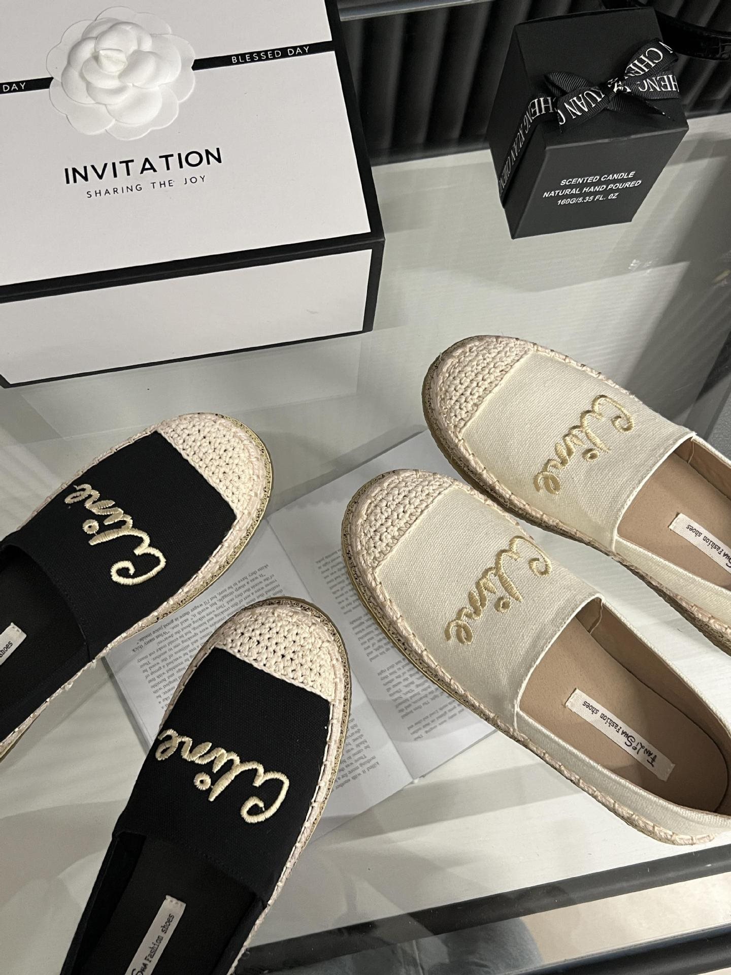 Cost performance 2024 New Xiaoxiangfeng Grass Weaving Fisherman's Women's Summer Canvas Lazy People Kick on Linen Single ...