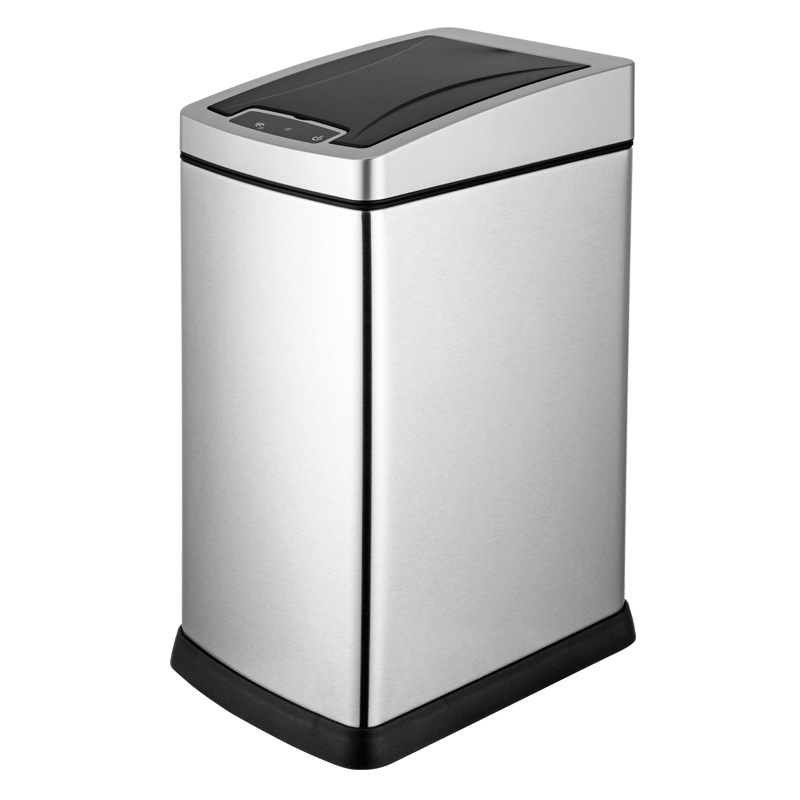 Household Cleaning Tools Rectangular Smart Sensor Trash Can Stainless Steel Household Trash Can Smart Trash - Waschen & Re...
