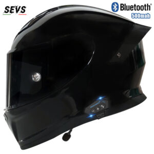Fiberglass Motorcycle Full Face Helmet – GB811-2022A Certified, Bluetooth Ready, Lightweight & Aerodynamic For Commuting &...