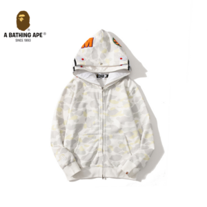 A BATHING APE ABC CAMO High Quality Pure Cotton Version Luminous Spots SHARK FULL ZIP HOODIE MENS AND WOMEN - Herrenbeklei...