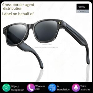 L801 Smart Glasses With 8MP Camera, AI Translation, Bluetooth Calling, HD Recording & Anti-Blue Light Lenses - Computer