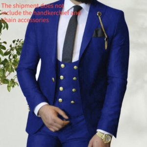 Men's Suit Business Casual Suit Men's Three-piece Bridegroom Best Man Wedding Banquet - Herrenbekleidung | Technik & Gadgets
