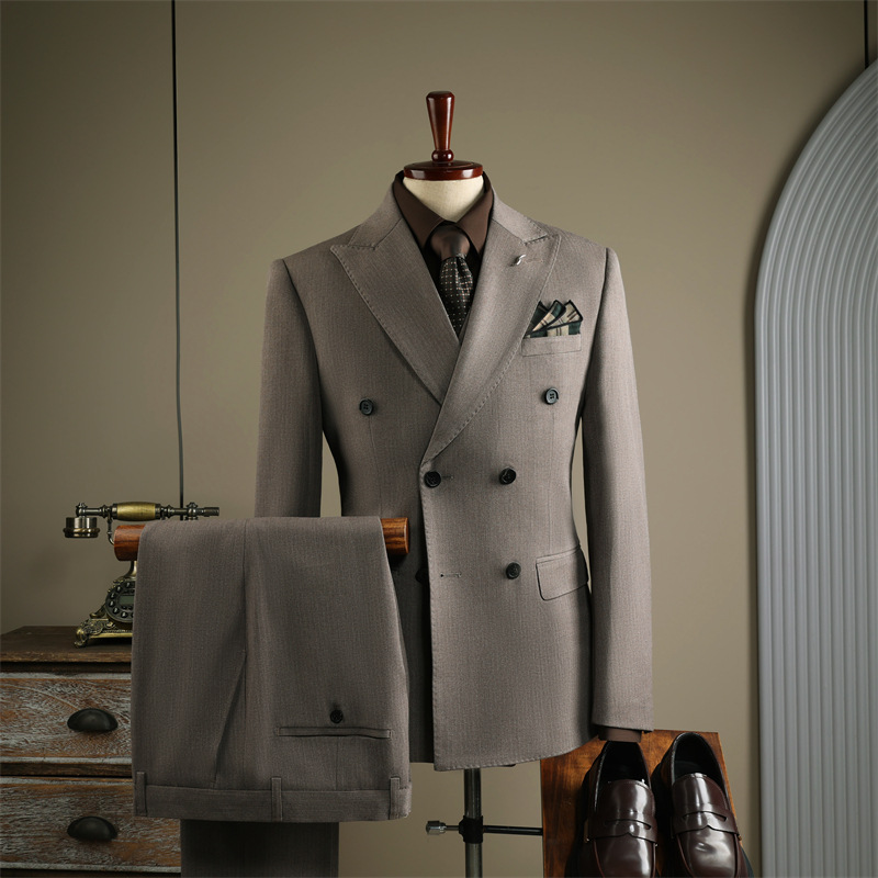 Men's Clothing Striped Suit Business Suit Striped Suit Set Business Formal Wear Groom Wedding Suit Blazer Slim Fit Tuxedo ...