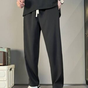 Men's Lightweight Straight-Leg Suit Pants Summer... - Herrenbekleidung | Bekleidung
