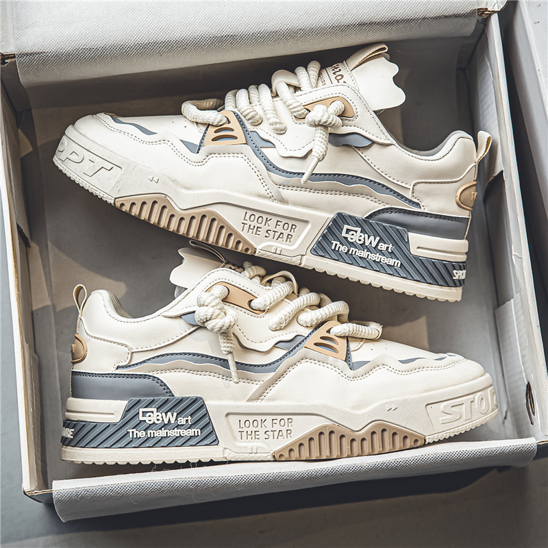 Internet Celebrity Hot-Selling Men' Winter 2025 New Veratile Thick-Soled Caual Flat Non-Slip Youth Sport Trendy - Schuhe