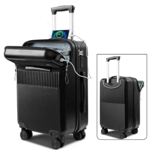 Luggage Front Open Luggage Women's Multi-function Boarding Box Combination Box Multi-wheel Large Capacity Suitcase - Taschen