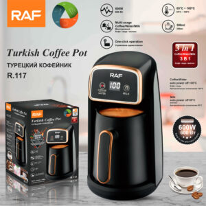 RAF Turkish Coffee Pot High Temperature Resistant Visual Tea Maker Milk Warmer 500ml Capacity - Kochen | Technik & Gadgets