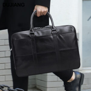 Genuine Leather Retro Men's Handbag 15.6 Inch Large Capacity Business Commuting Men's Briefcase - Taschen