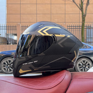Motorcycle Accessories & Parts racing street car helmet men's motorcycle 3C electric car full helmet cover electric car au...