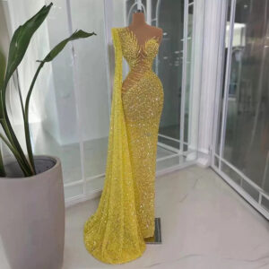 Women's Clothing New Temperament Slim Fishtail Dress Evening Show Evening Dress - Damenbekleidung | Technik & Gadgets