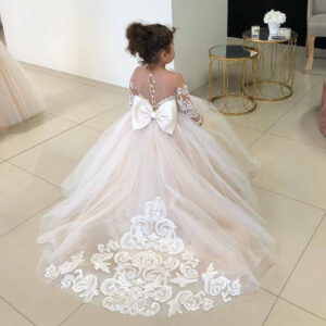 Kid's Clothing girls' tutu skirt children's princess skirt children's clothing performance costume flower girl wedding dre...