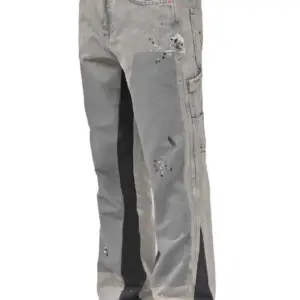 Mens jeans pants European and American fashion clothes elastic splicing work denim layered Flared Pants S-XXL W240912 - He...