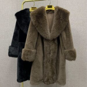 Women's Clothing autumn and winter new fur coat women's long slim mink toka thick fur coat women - Damenbekleidung