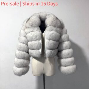 Women's Autumn/Winter Hot Selling Classic Faux Fox Fur Short Coat【Pre-sale | Ships In 15 Days】 - Damenbekleidung
