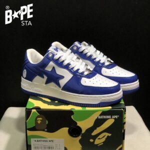 A BATHING-APE Classic Marvel-Lacquer Leather Splicing Fashion Board Shoes Air Force No.1 Board Shoes Unisex - Schuhe