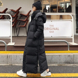 Korean Style Loose-fitting, Thick, Ankle-length Warm Cotton-padded Coat For Women. - Damenbekleidung | Technik & Gadgets