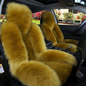 Car Winter Wool Front Single Piece Universal Seat Cover Plush Cushion - Tragbare Audio | Technik & Gadgets