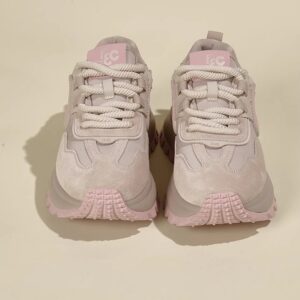 Thick Soled Raised Apricot Colored Dad Female Internet Celebrity Super Hot Forrest Gump Shoes, 2024 Spring New Genuine - S...