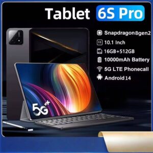 10.1" Android Tablet Pad 6S Pro - 2GB RAM + 32GB Storage, HD IPS Screen, Dual SIM, WiFi, Bluetooth - Computer-Komponenten