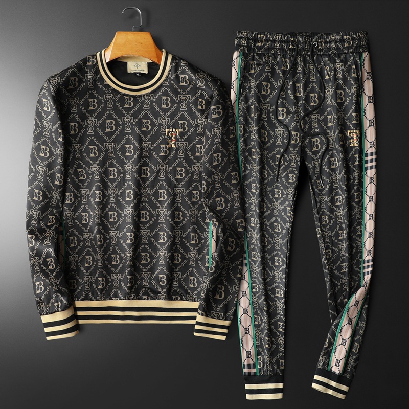 Men's Clothing New Autumn And Winter Men's Suits Korean Style Slim Casual Youth Sweatshirts And Sweatpants Sports Suits Me...
