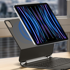 Magnetic Floating Keyboard Ultra Thin Bluetooth Touch Control With Seamless Auto Pairing - Computer-Komponenten
