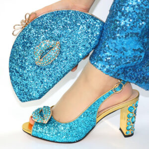 Women's Shoes Commerce Export Banquet Shoes With Handbags, Party Wedding Women's Shoes, Fish Mouth Back Empty - Schuhe