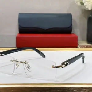 Designer Sunglasses for Women Carti Summer Rimless Frameless Letter Rectangle Transparent Design Mens Woman C Decor Sun - ...