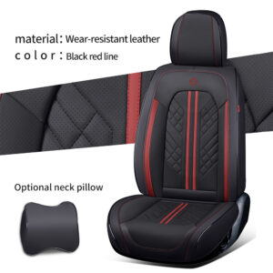 full leather car seat cushion Nappa leather seat cover universal for all seasons five seat seat cushion fully surrounded a...