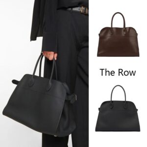 The Row Soft Margaux 15 Tote Bag Autumn/Winter Large Capacity Commuter Handheld Women's Briefcase - Taschen