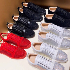 Explosive Street Trendy Ins Hot Water Diamond Red Bottom 2025 New Versatile Couple Men's Women's Sports And Leisure - Schuhe