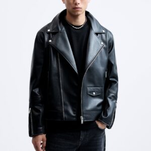 Men's Clothing 24 New Leather Motorcycle Jacket - Herrenbekleidung | Technik & Gadgets