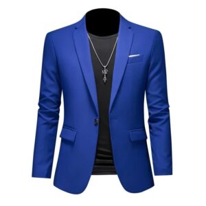MERCURY Boutique Fashion Solid Color High-end Brand Casual Business Men's Blazer Groom Wedding Gown Blazers for Men Suit T...