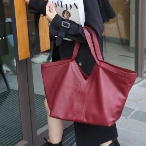 Shoulder Bags High-end Brand Genuine Leather Women's Retro Large Capacity Underarm Y Letter Design Versatile - Taschen