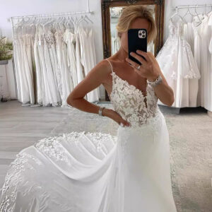 Women's Clothing Strapless Fishtail Wedding Dress For Brides Slim And Thin Gown For Travel Photography Elegant And Light L...