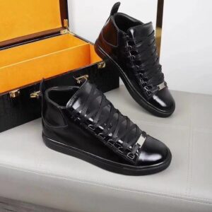Men's Trendy Brand Genuine Leather Casual European High-End Sports Board Shoes, Fashionable Men's Bread Shoes - Schuhe