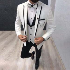 Man's clothing Business casual suit three-piece bridegroom best man wedding banquet men's suit - Herrenbekleidung