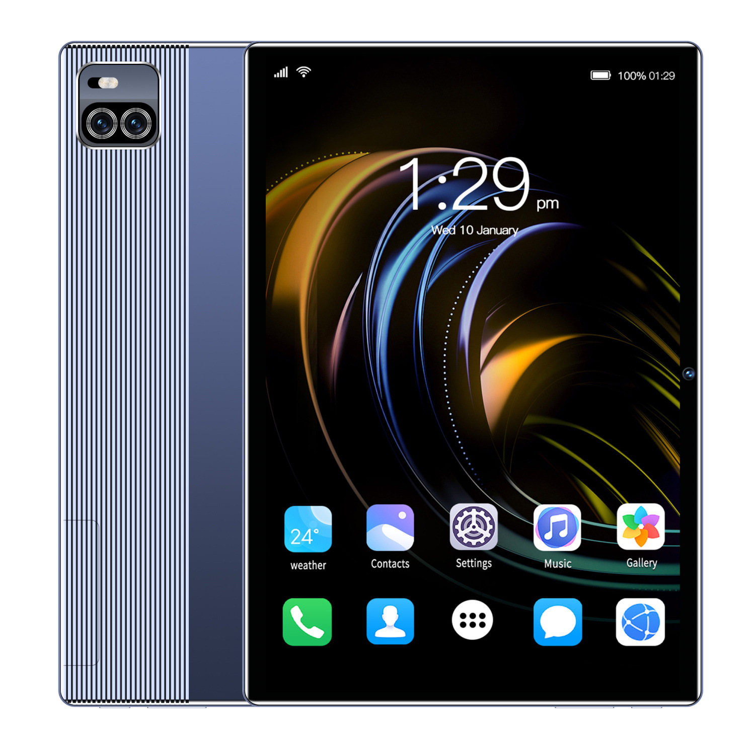 10.1" Android Tablet - 10-Core Processor, 5G Dual SIM, Ultra-Thin & Lightweight, 128GB Storage, 8GB RAM - Computer-Kompone...
