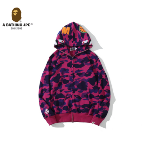 A BATHING APE ABC CAMO High Quality Pure Cotton Version SHARK FULL ZIP HOODIE MENS AND WOMEN - Herrenbekleidung